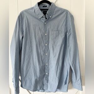 J. Crew Blue Dot Shirt